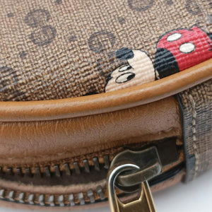 DISNEY Collaboration Mickey Mouse Beige×Multicolour PVC coated canvas