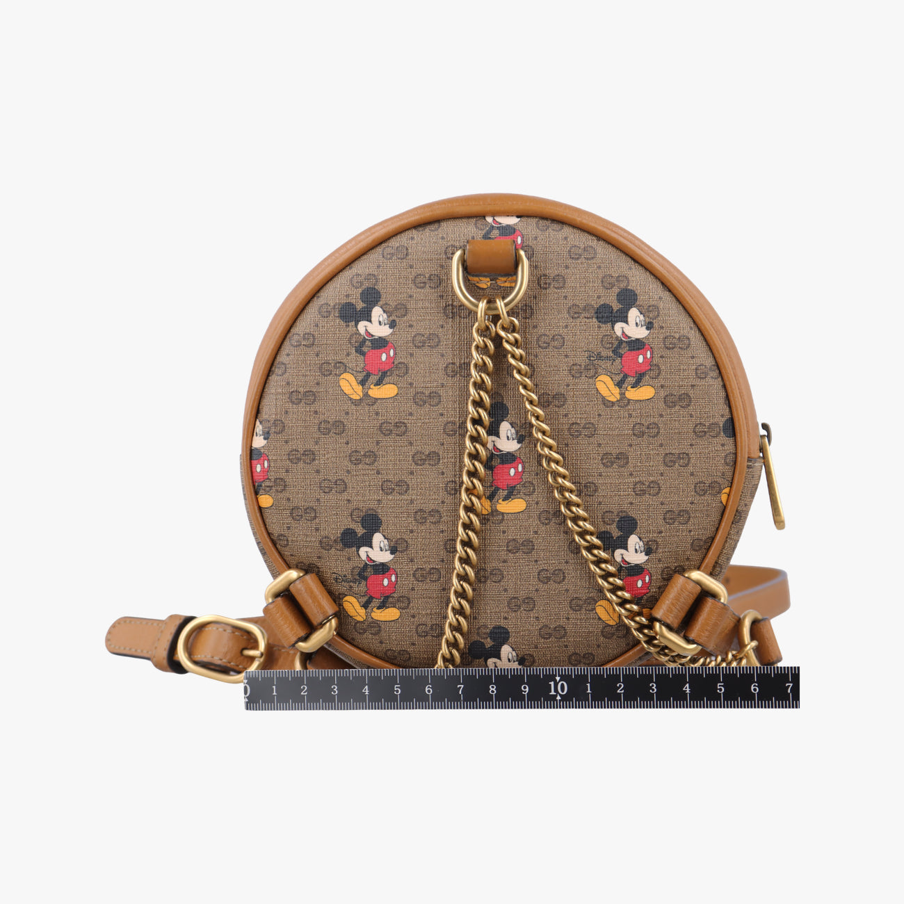 DISNEY Collaboration Mickey Mouse Beige×Multicolour PVC coated canvas