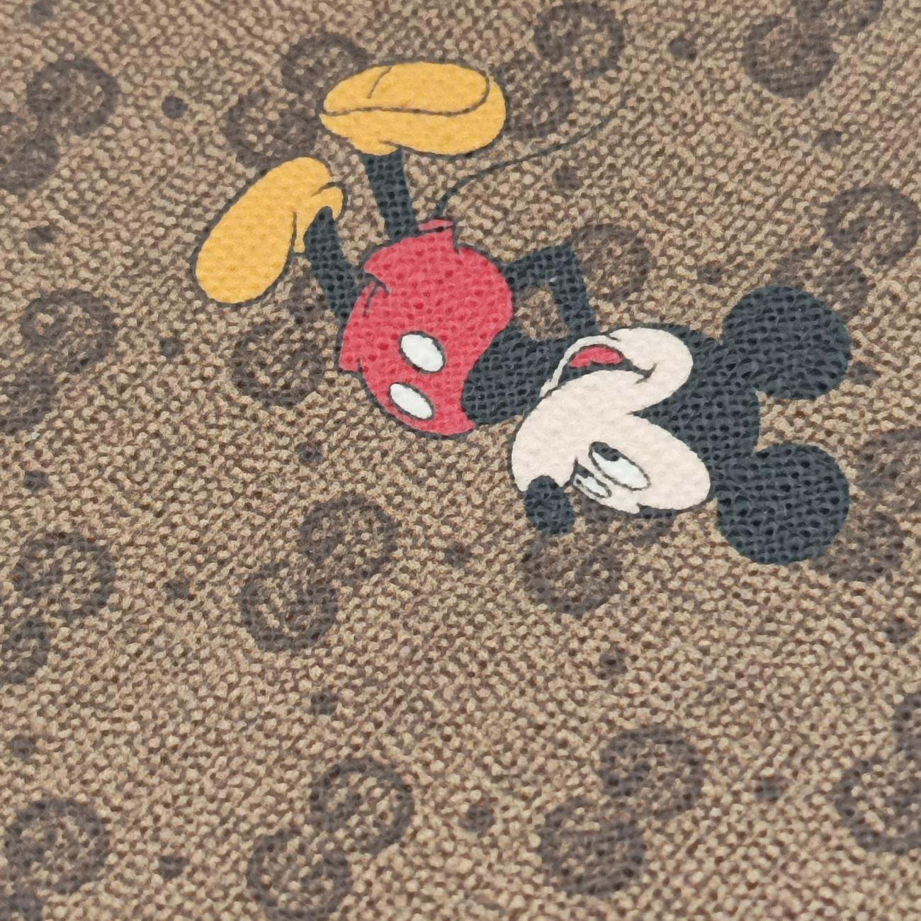 DISNEY Collaboration Mickey Mouse Beige×Multicolour PVC coated canvas