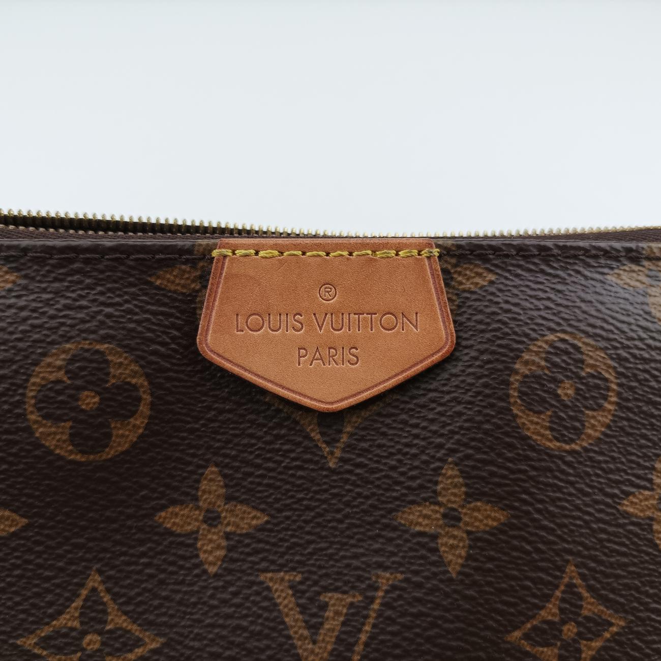 MULTI POCHETTE ACCESSOIRES MARRON×ROSE CLAIRE Monogram Canvas SR4149 SR0220 SR4230