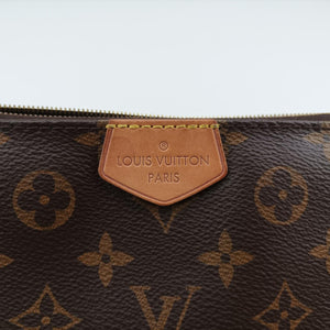 MULTI POCHETTE ACCESSOIRES MARRON×ROSE CLAIRE Monogram Canvas SR4149 SR0220 SR4230