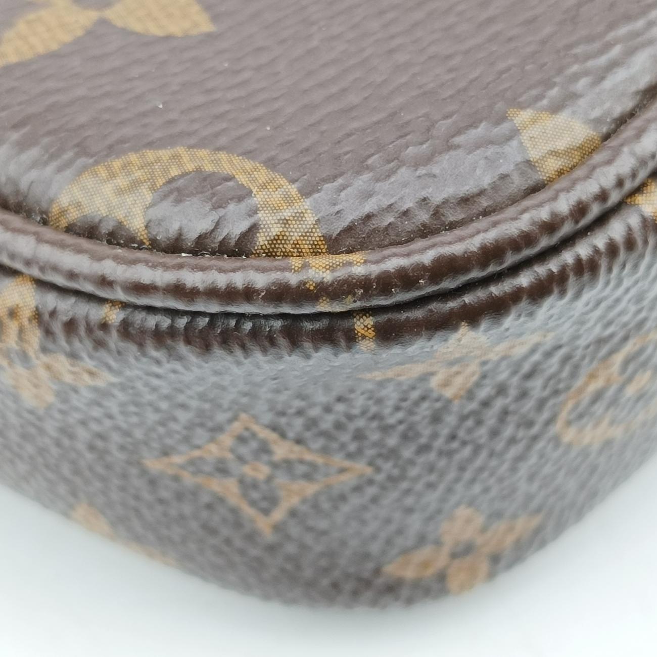 MULTI POCHETTE ACCESSOIRES MARRON×ROSE CLAIRE Monogram Canvas SR4149 SR0220 SR4230