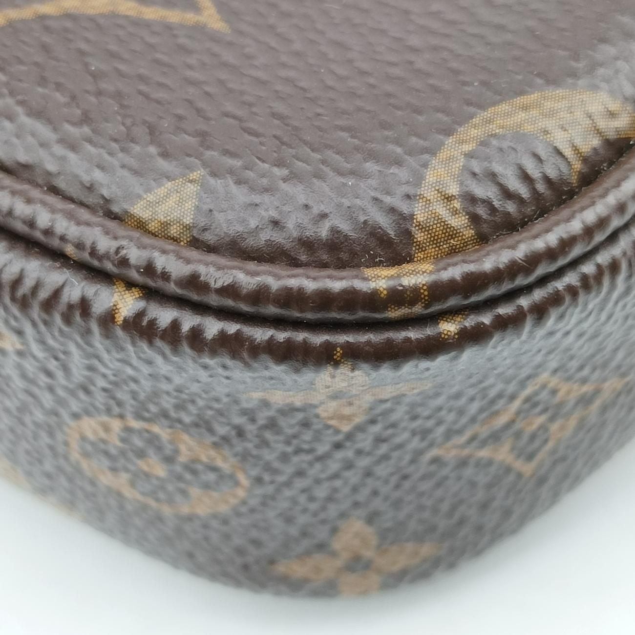 MULTI POCHETTE ACCESSOIRES MARRON×ROSE CLAIRE Monogram Canvas SR4149 SR0220 SR4230