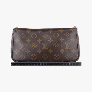 MULTI POCHETTE ACCESSOIRES MARRON×ROSE CLAIRE Monogram Canvas SR4149 SR0220 SR4230