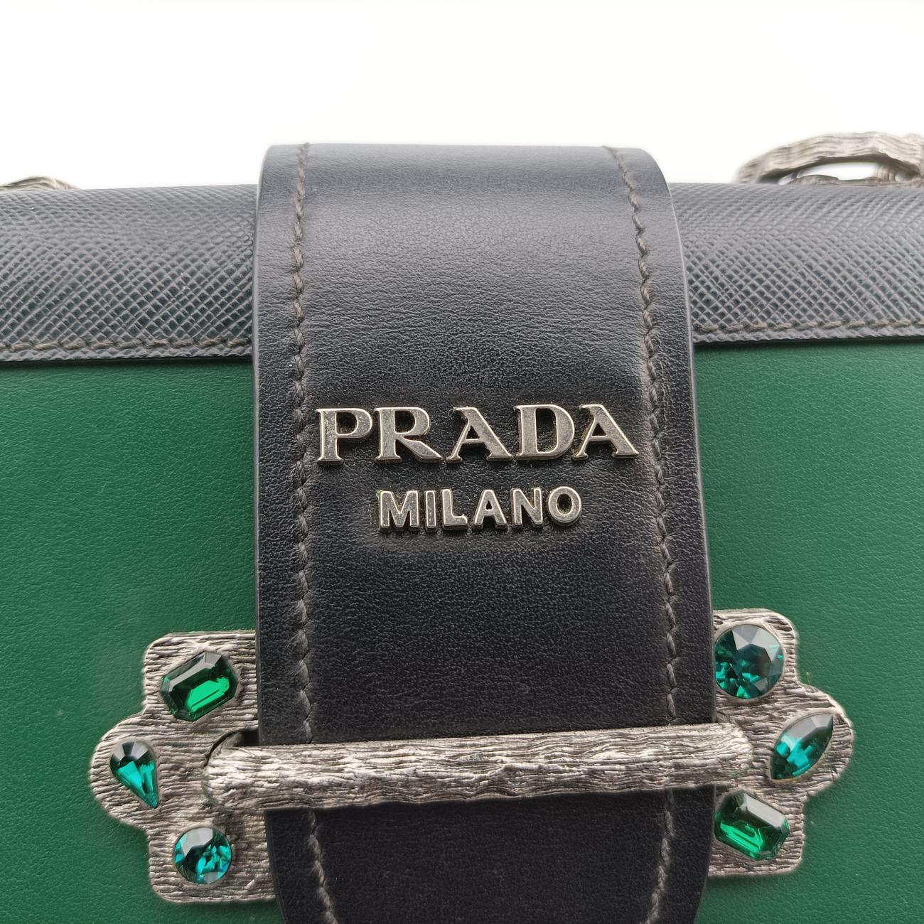 Cahier Green x Black Leather 25