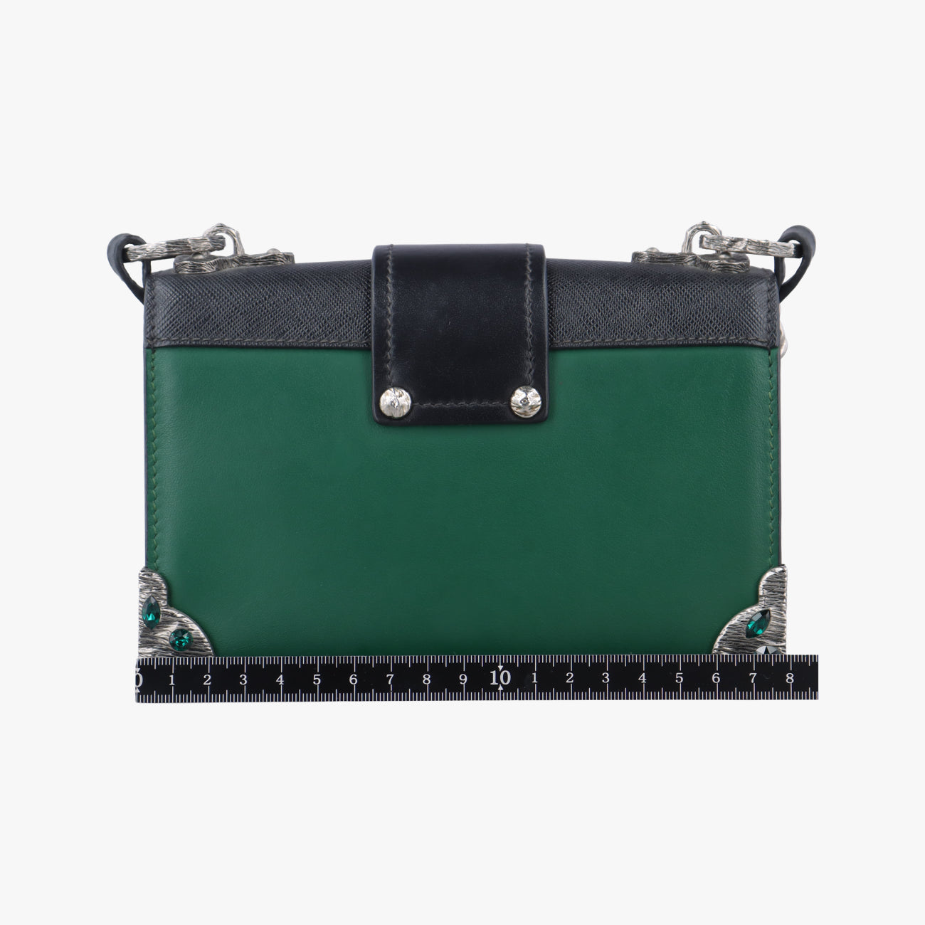 Cahier Green x Black Leather 25