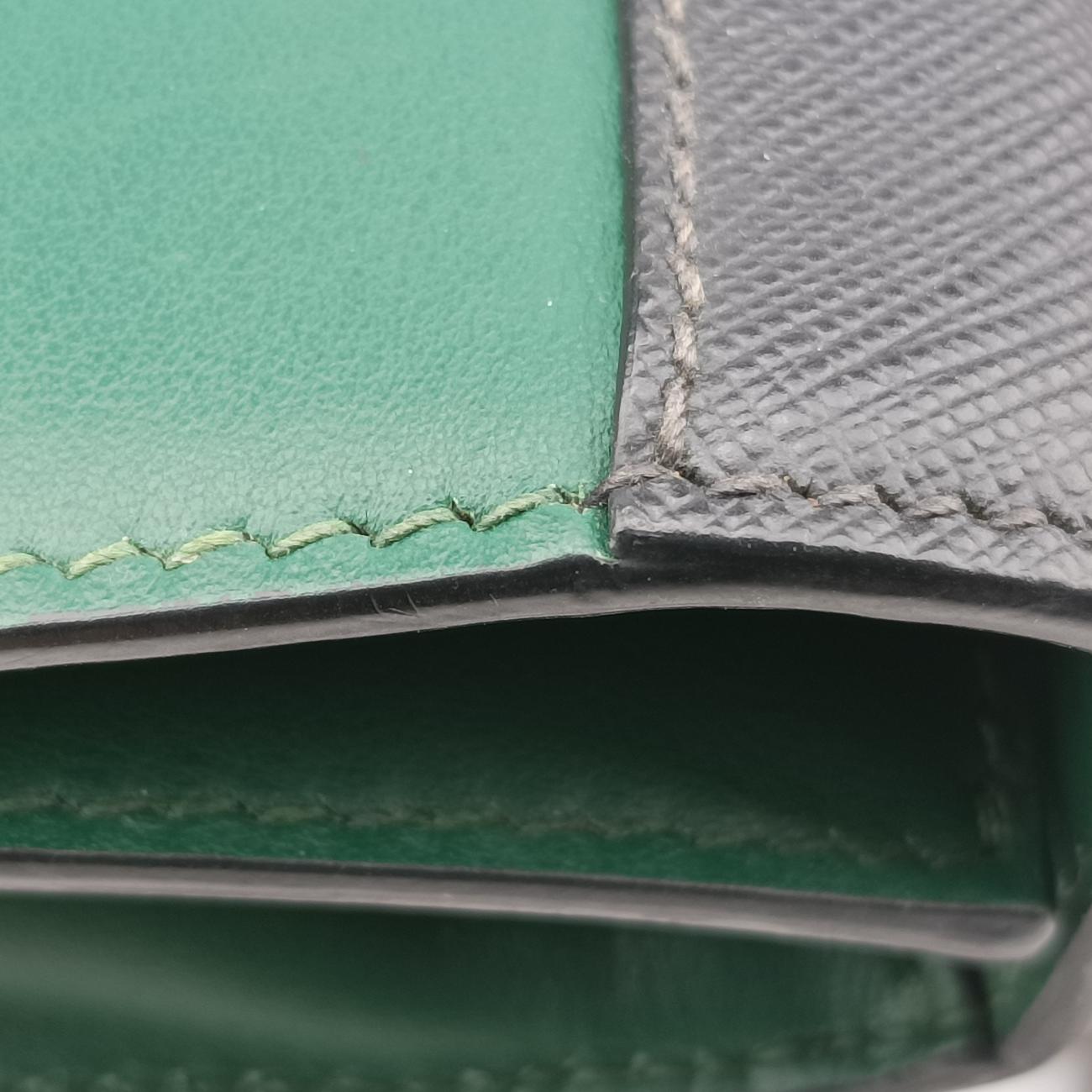 Cahier Green x Black Leather 25