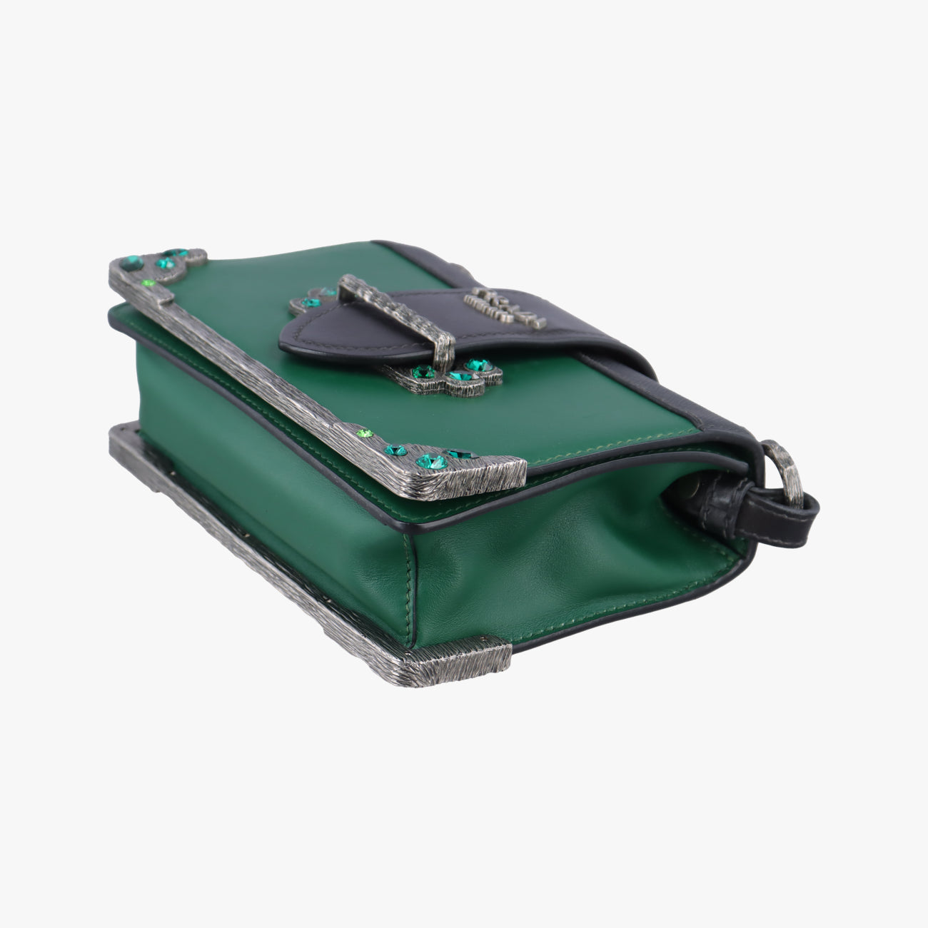 Cahier Green x Black Leather 25