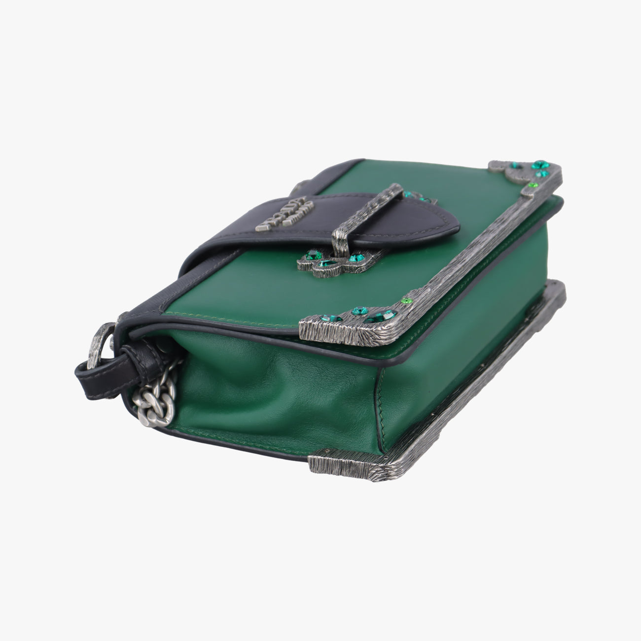 Cahier Green x Black Leather 25