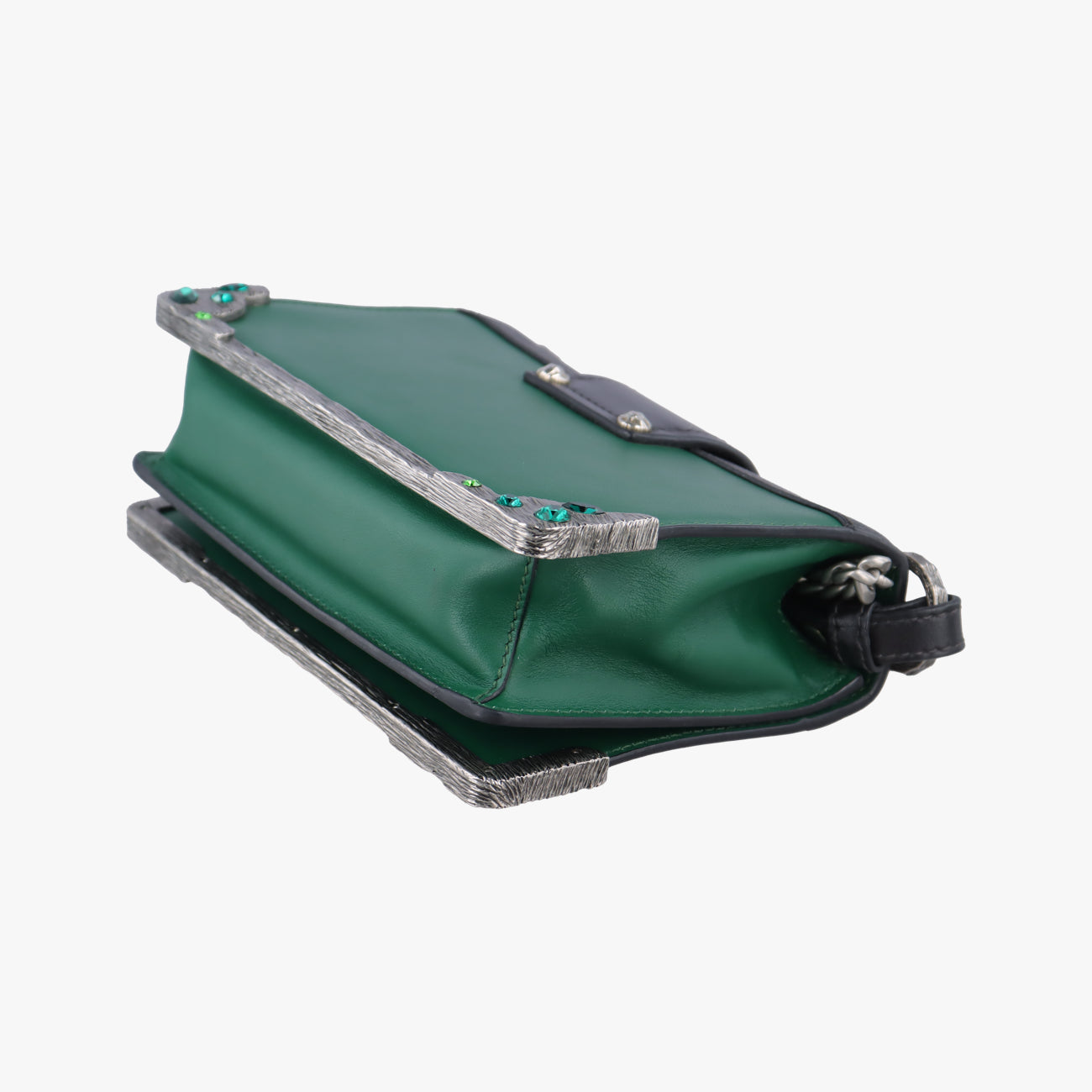 Cahier Green x Black Leather 25