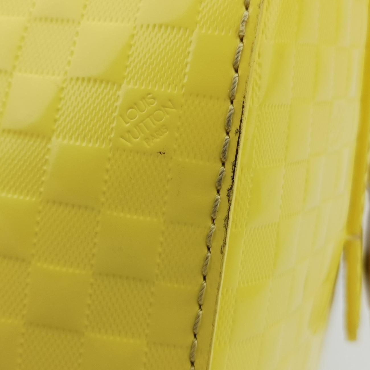 SPEEDY CUBE PM JAUNE Damier Facets FL0153
