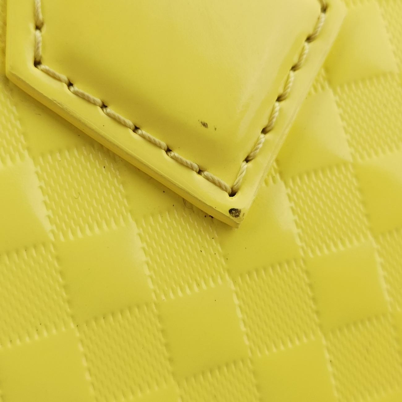 SPEEDY CUBE PM JAUNE Damier Facets FL0153