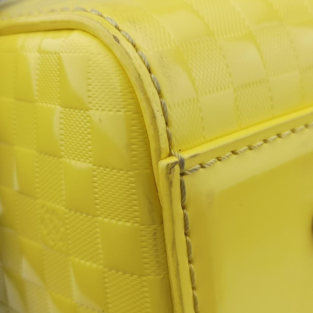 SPEEDY CUBE PM JAUNE Damier Facets FL0153