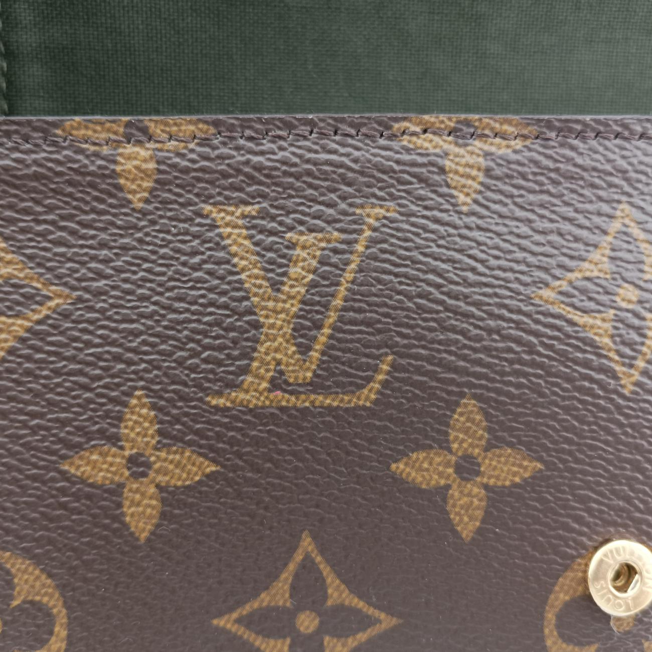 Multi Pochette FéLICIE Brown×Beige Monogram Canvas ICチップ
