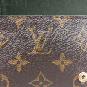 Multi Pochette FéLICIE Brown×Beige Monogram Canvas ICチップ