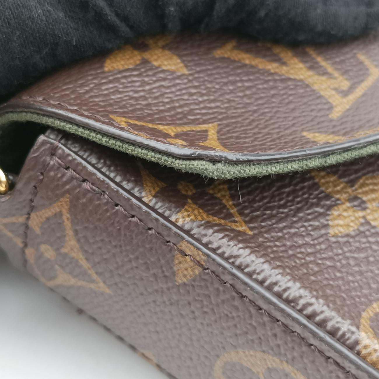 Multi Pochette FéLICIE Brown×Beige Monogram Canvas ICチップ