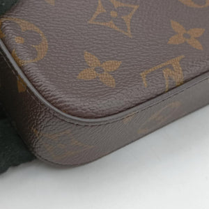 Multi Pochette FéLICIE Brown×Beige Monogram Canvas ICチップ