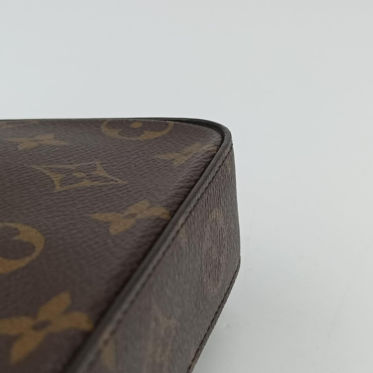 Multi Pochette FéLICIE Brown×Beige Monogram Canvas ICチップ