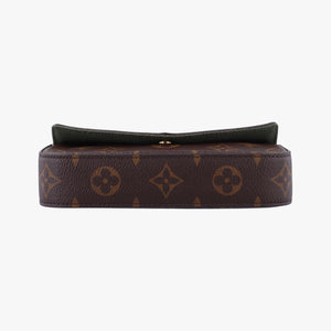 Multi Pochette FéLICIE Brown×Beige Monogram Canvas ICチップ