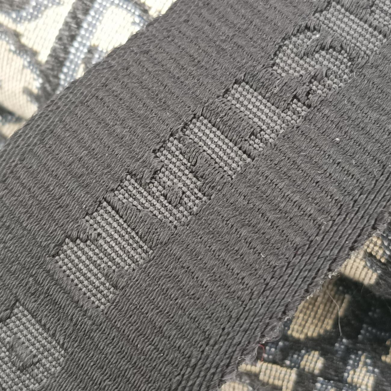 saddle Navy×Gray Jacquard 11-BO-1210
