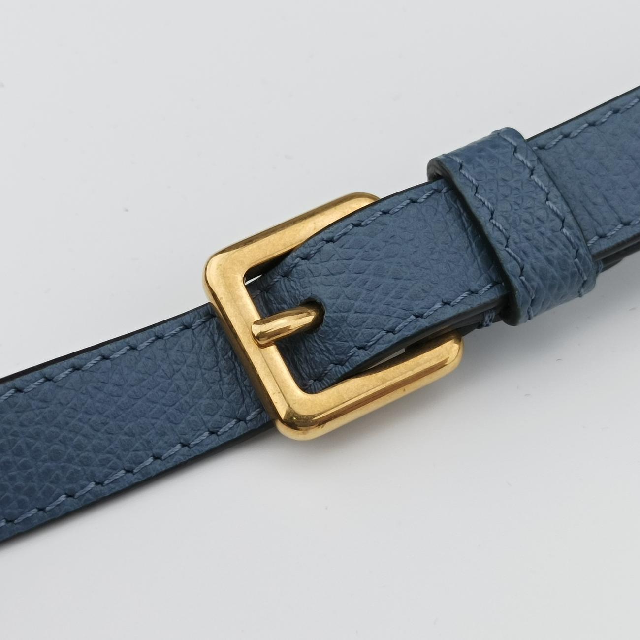 Saddle Blue Leather 05-RU-0169