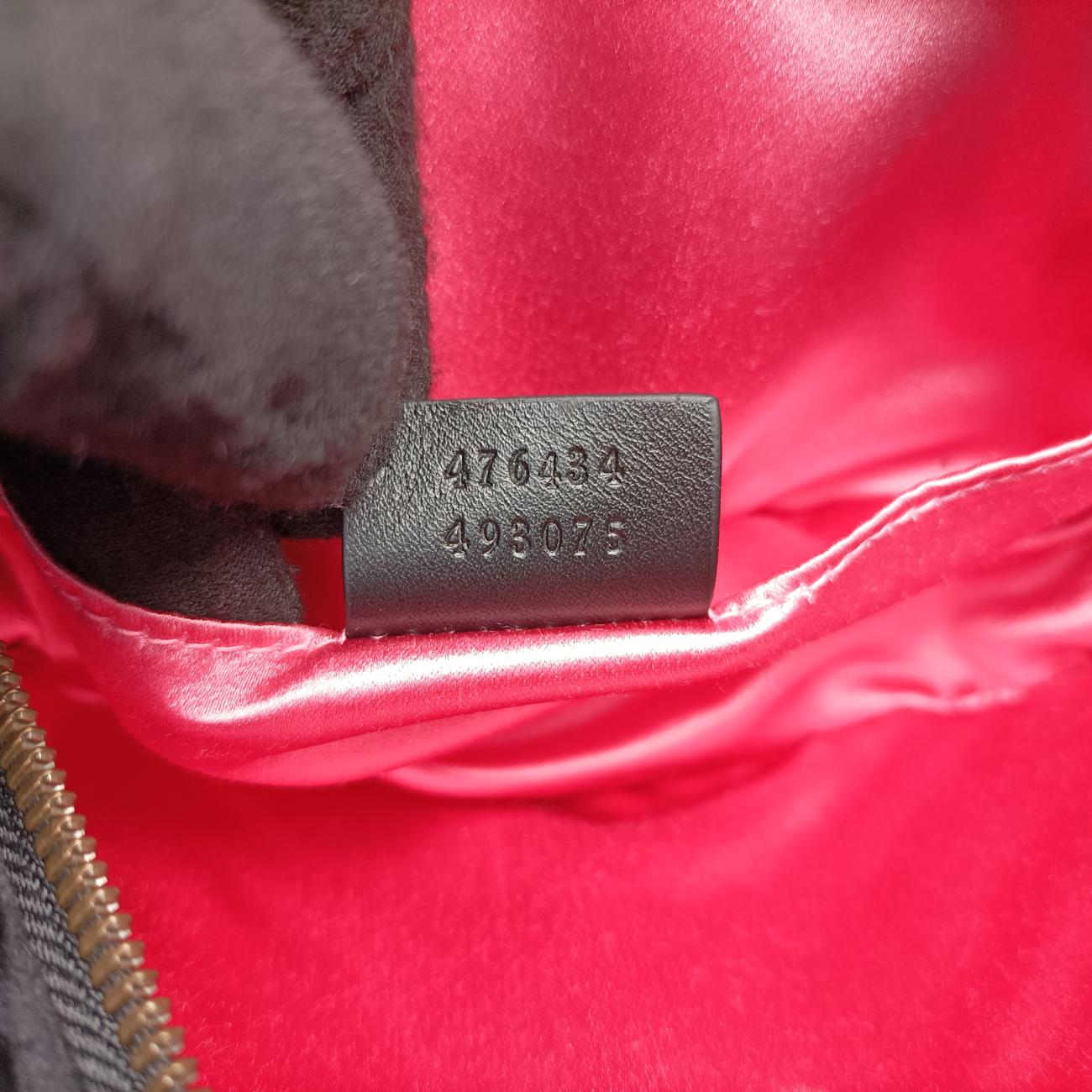 GG Marmont Black velour H024135191