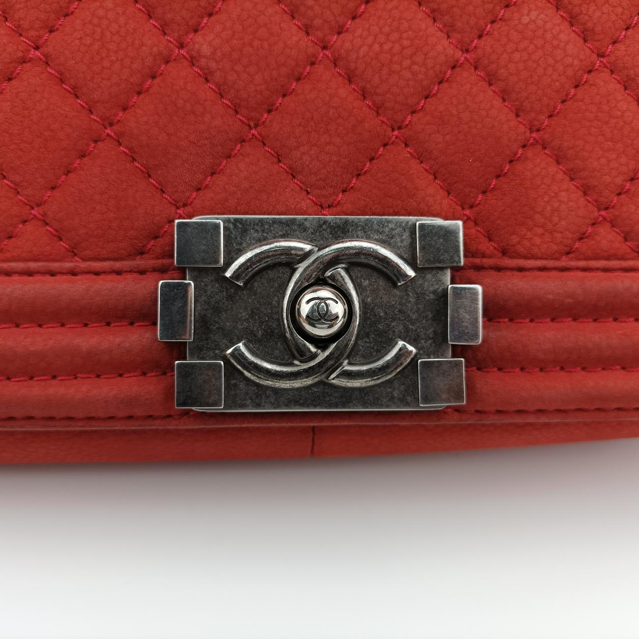 BOY CHANEL Red Leather 18660418