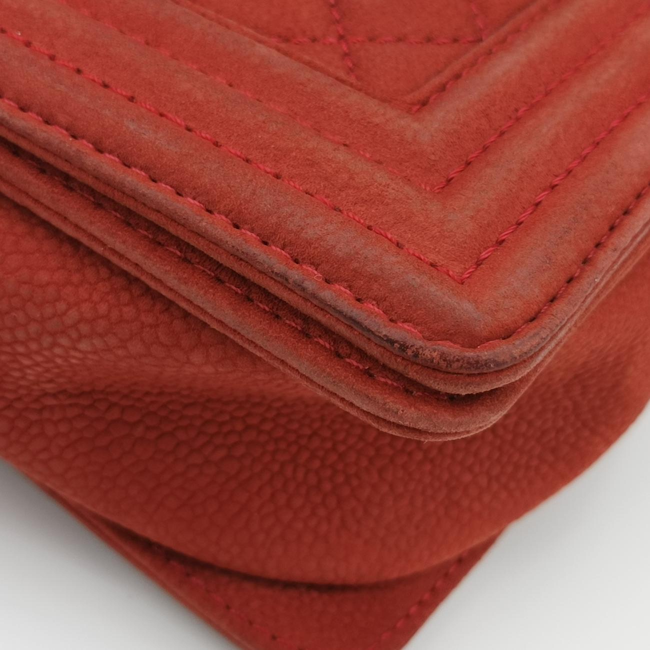 BOY CHANEL Red Leather 18660418
