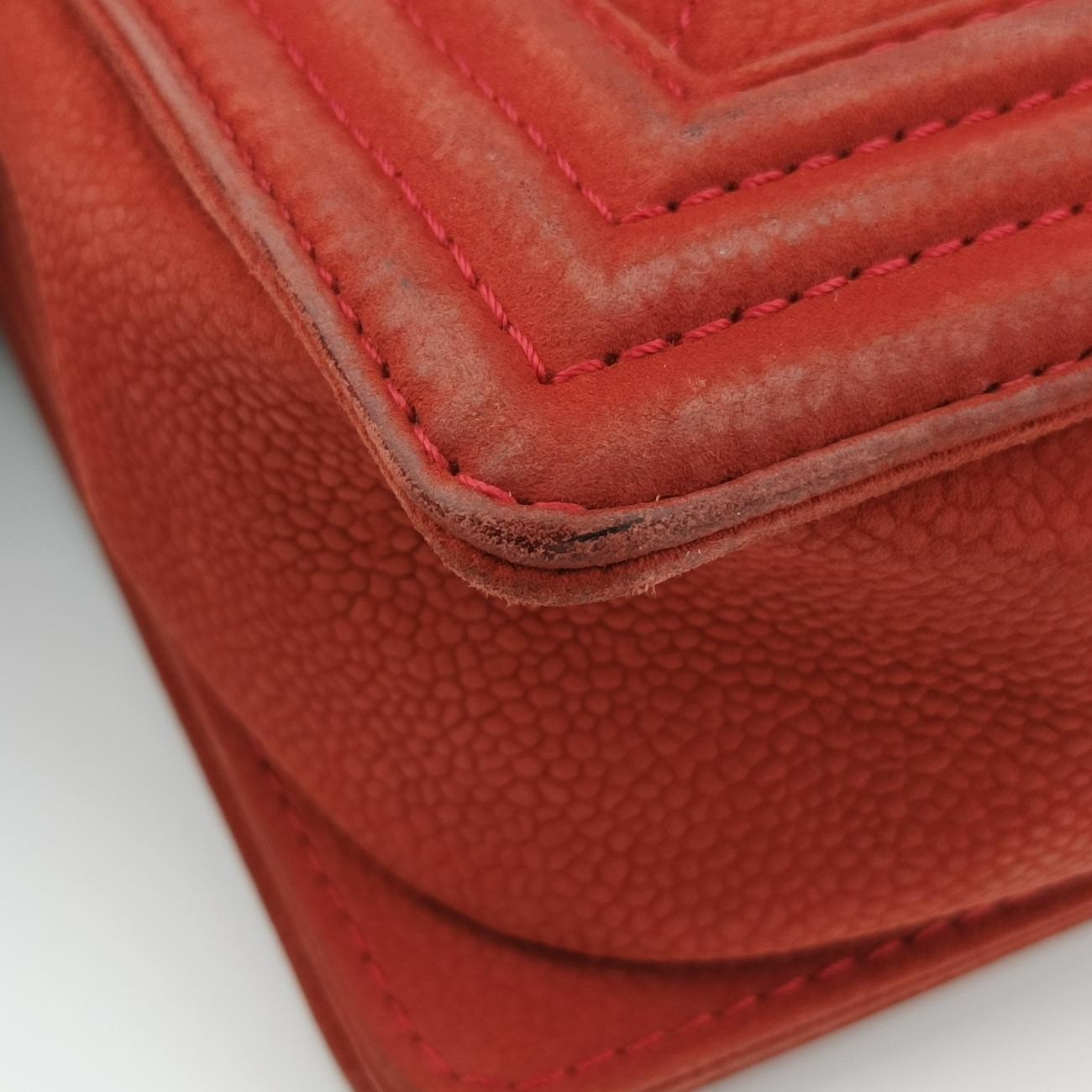 BOY CHANEL Red Leather 18660418