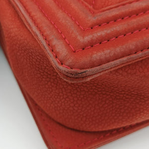BOY CHANEL Red Leather 18660418