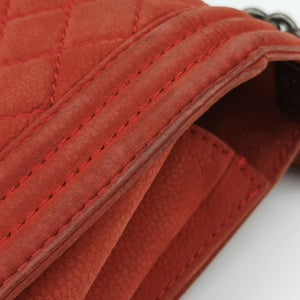 BOY CHANEL Red Leather 18660418