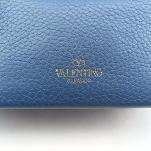 Rockstud Blue Leather