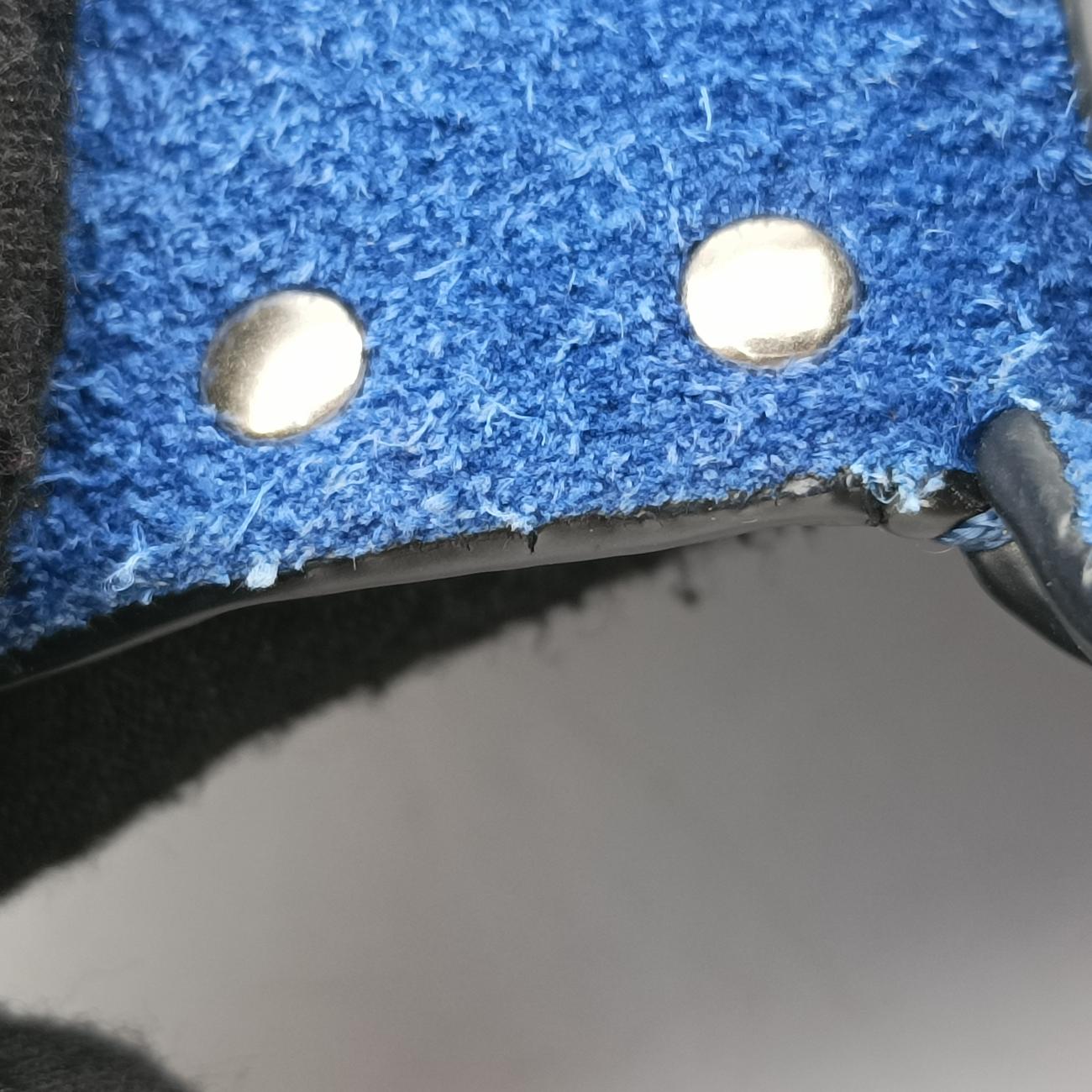 Rockstud Blue Leather