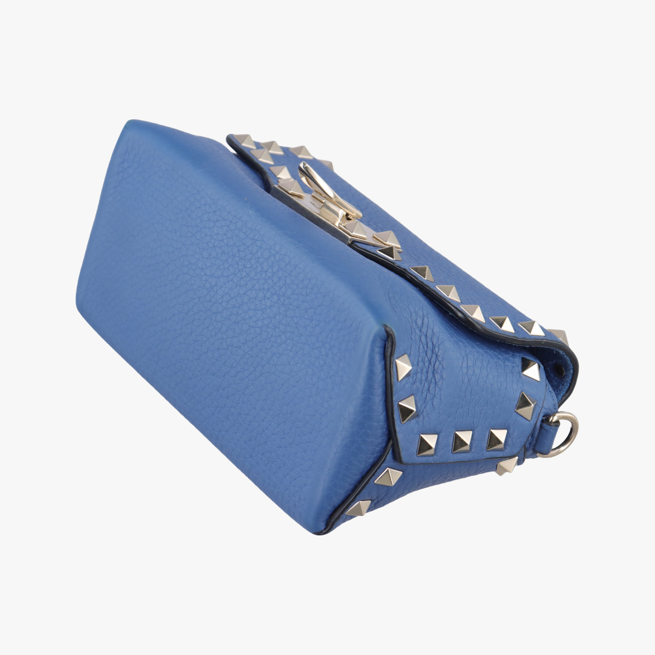 Rockstud Blue Leather