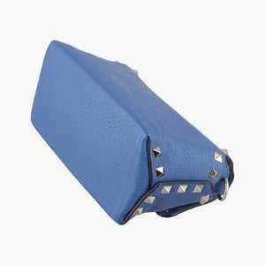 Rockstud Blue Leather