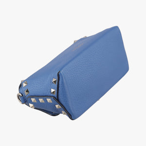 Rockstud Blue Leather