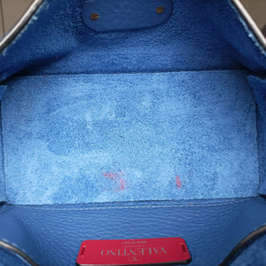 Rockstud Blue Leather