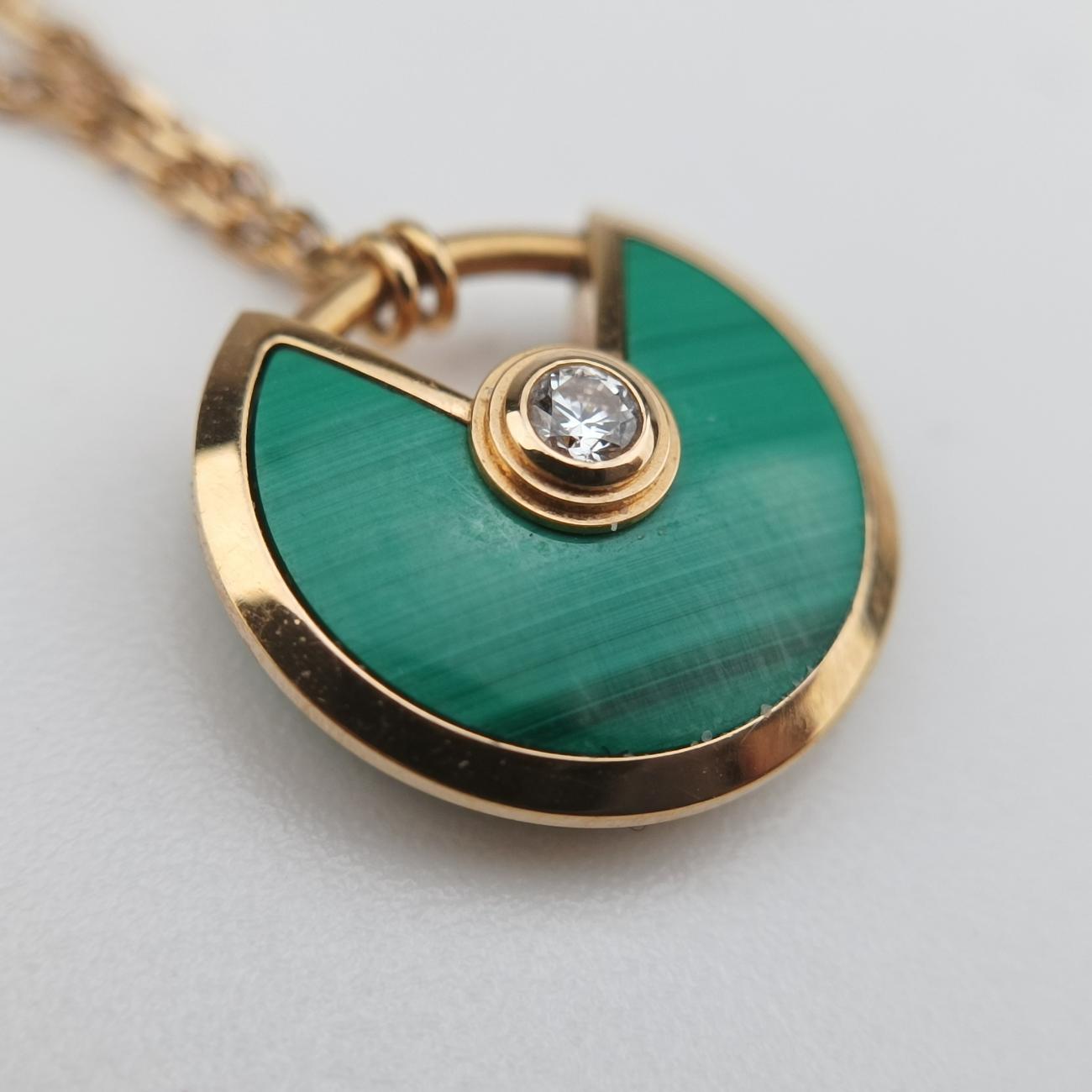 Amulette de Cartier Green×Golden AU750 GLB982