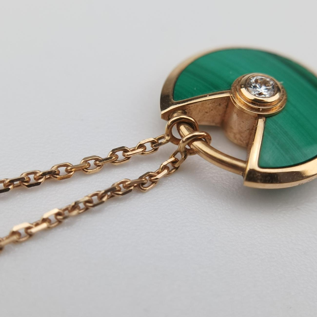 Amulette de Cartier Green×Golden AU750 GLB982
