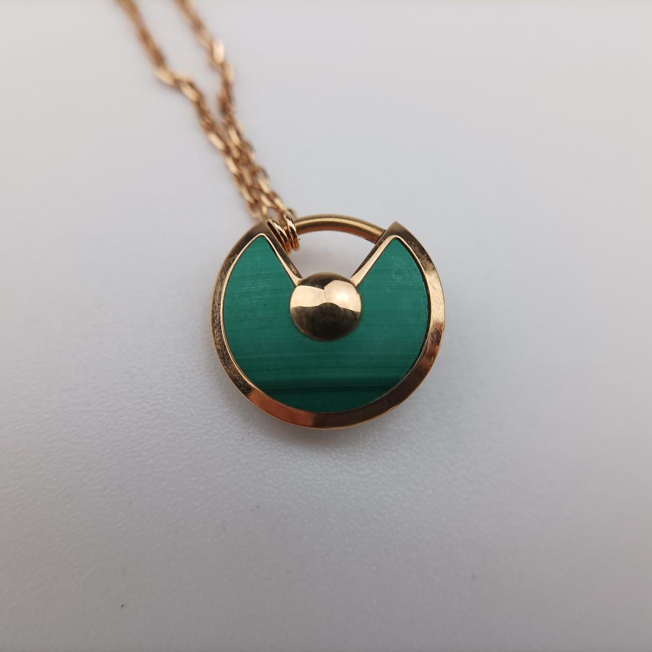 Amulette de Cartier Green×Golden AU750 GLB982