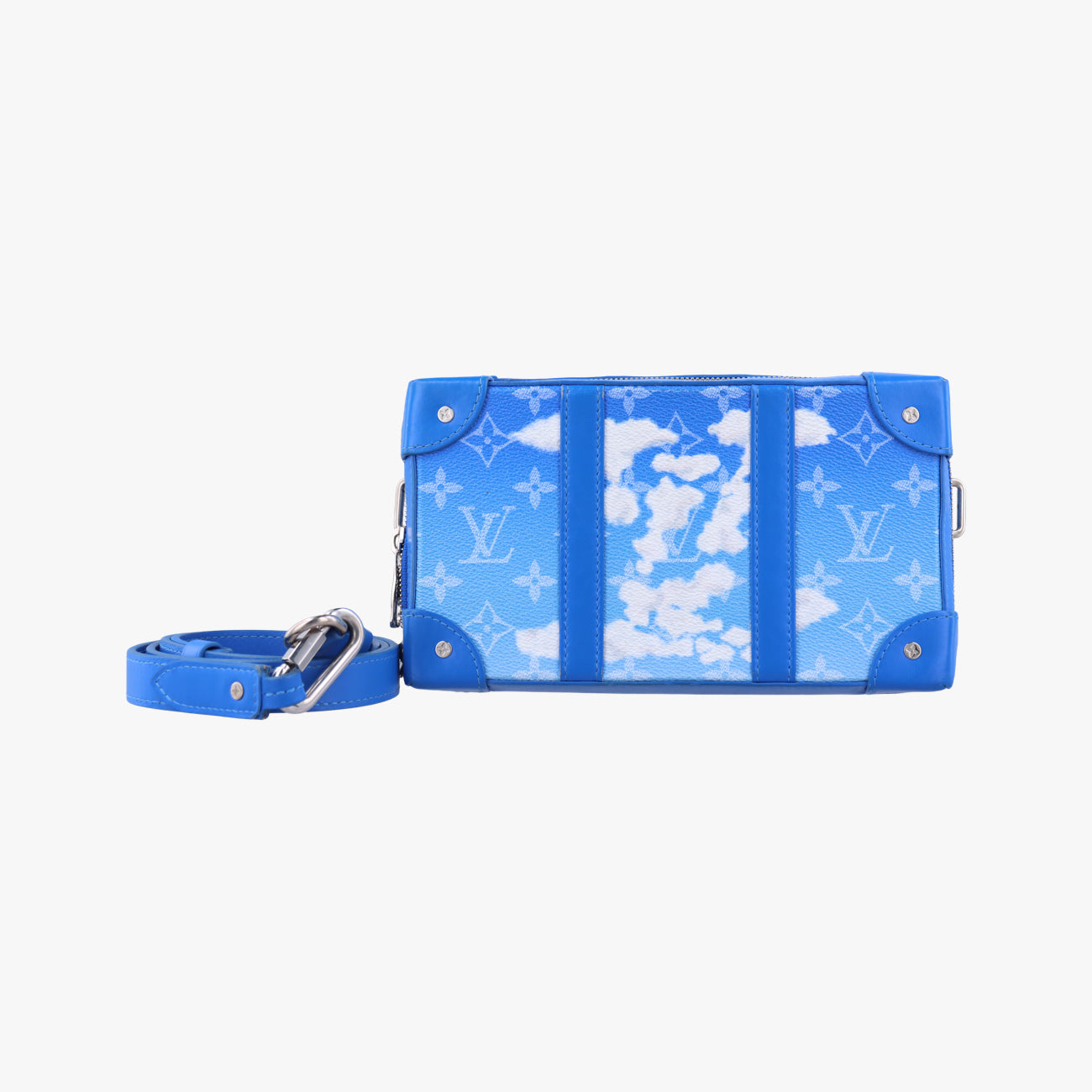 Monogram Clouds Blue × White PVC coated canvas x leather TJ3200 ICチップ