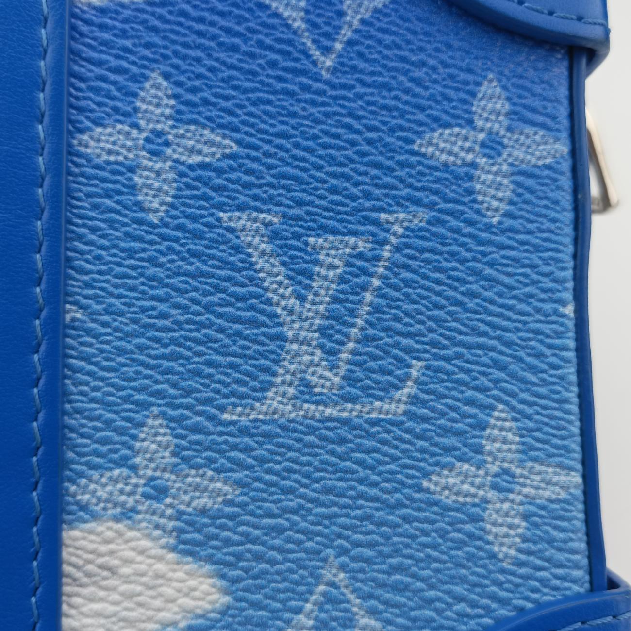 Monogram Clouds Blue × White PVC coated canvas x leather TJ3200 ICチップ