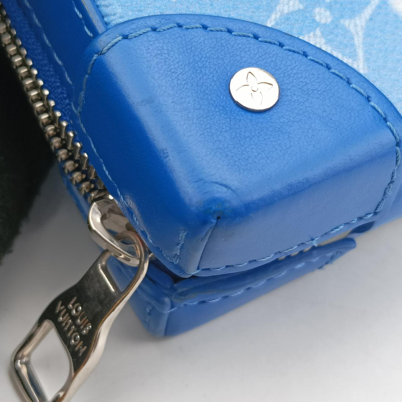Monogram Clouds Blue × White PVC coated canvas x leather TJ3200 ICチップ