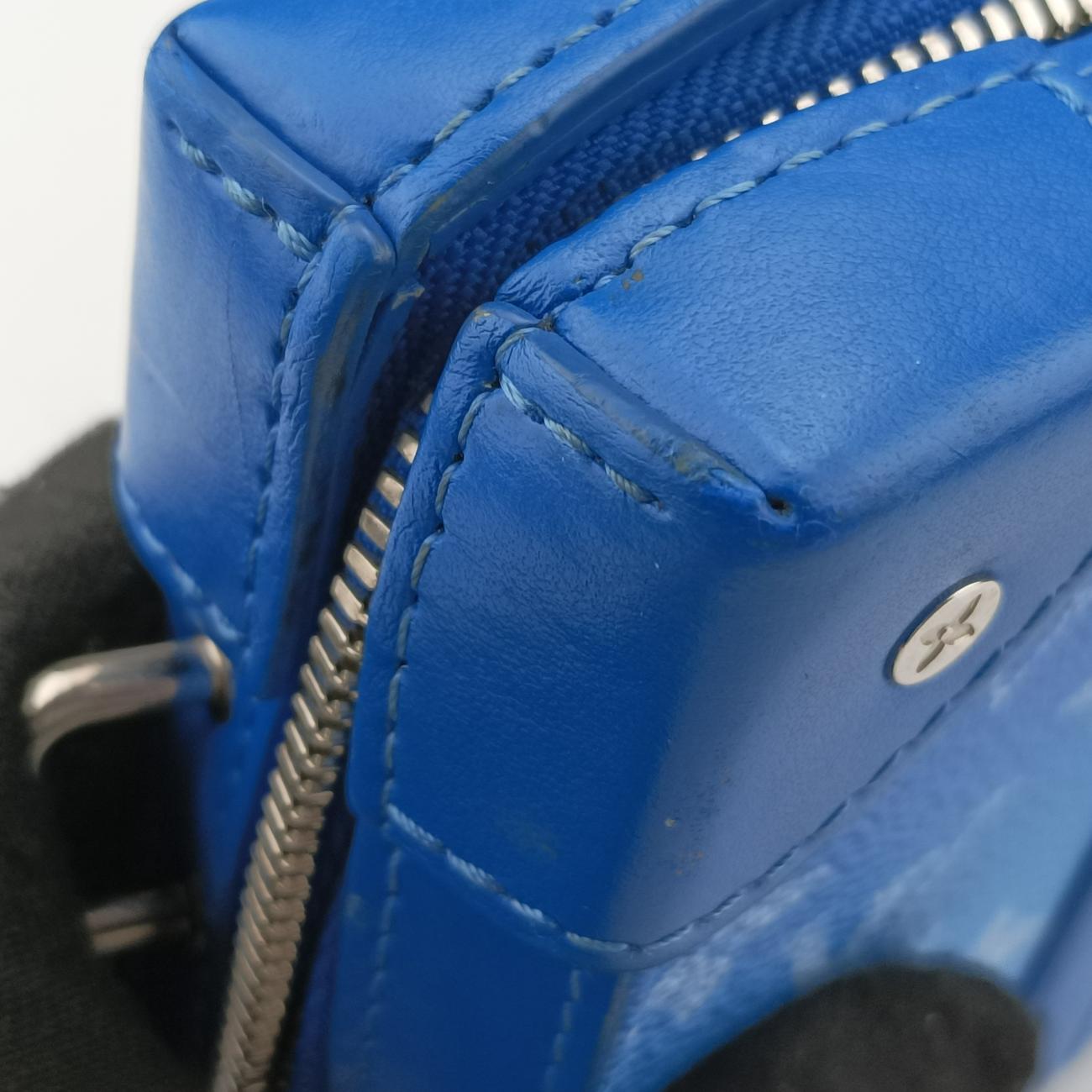 Monogram Clouds Blue × White PVC coated canvas x leather TJ3200 ICチップ