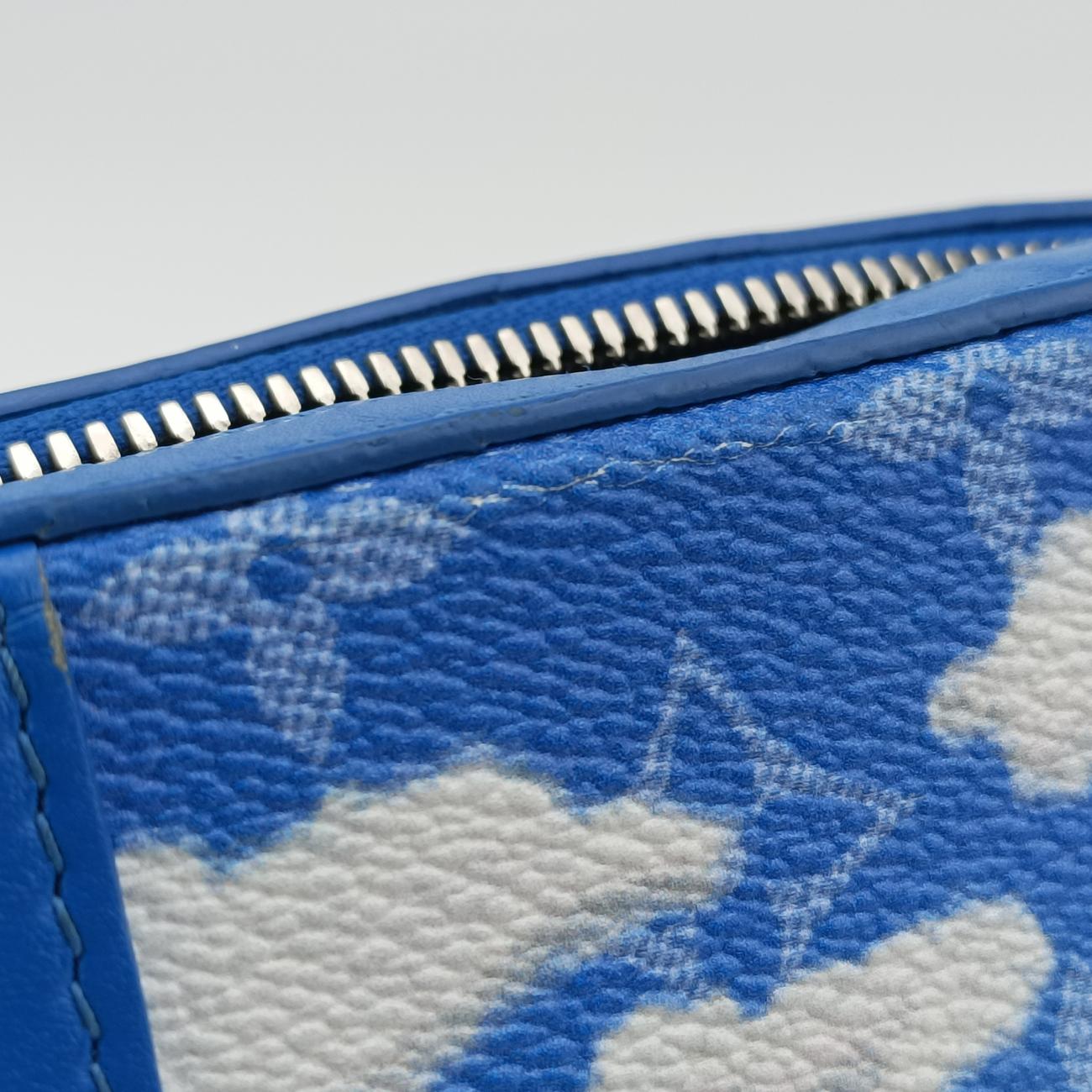 Monogram Clouds Blue × White PVC coated canvas x leather TJ3200 ICチップ