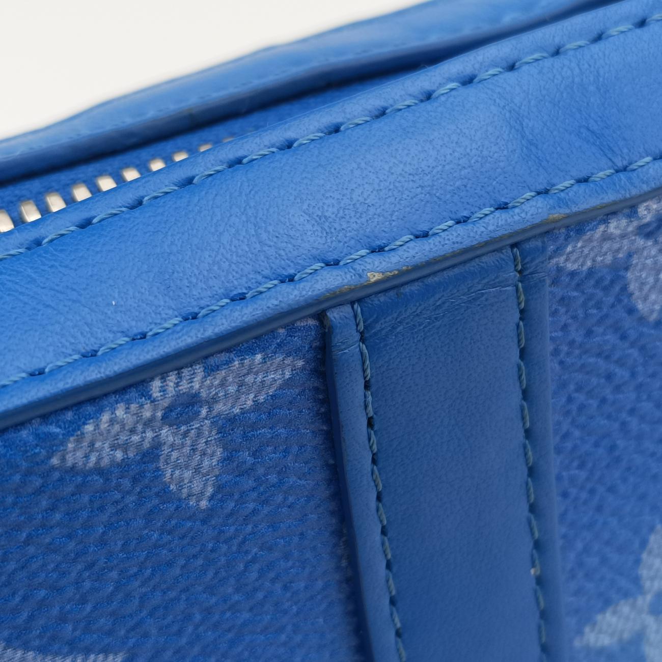 Monogram Clouds Blue × White PVC coated canvas x leather TJ3200 ICチップ
