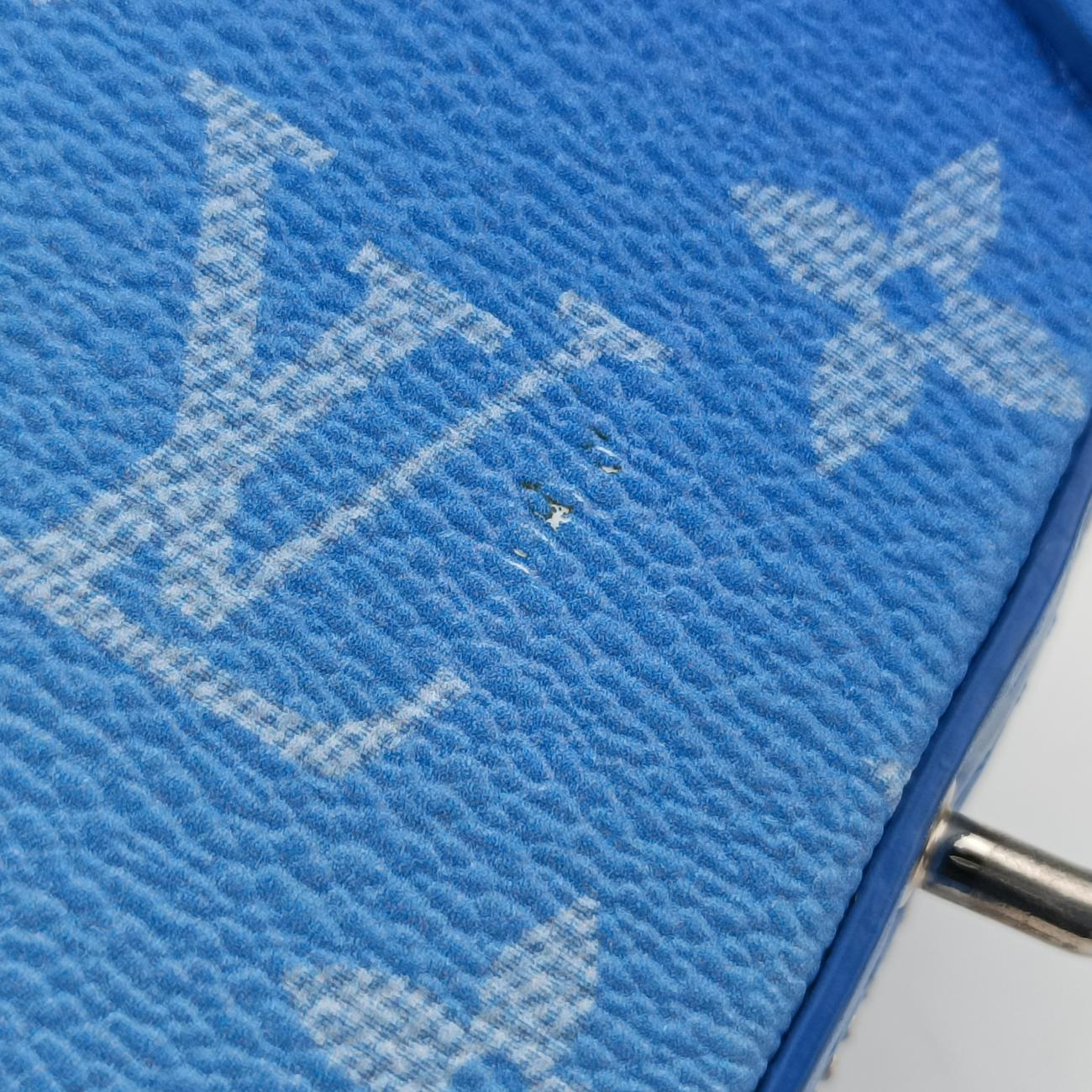 Monogram Clouds Blue × White PVC coated canvas x leather TJ3200 ICチップ