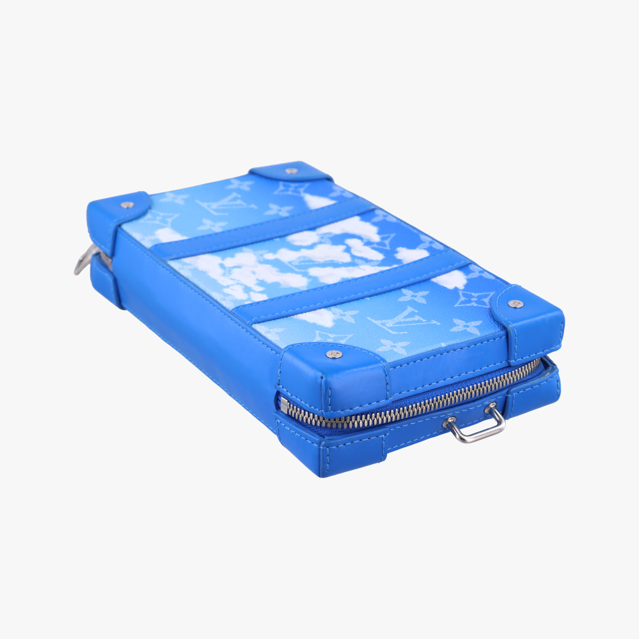 Monogram Clouds Blue × White PVC coated canvas x leather TJ3200 ICチップ