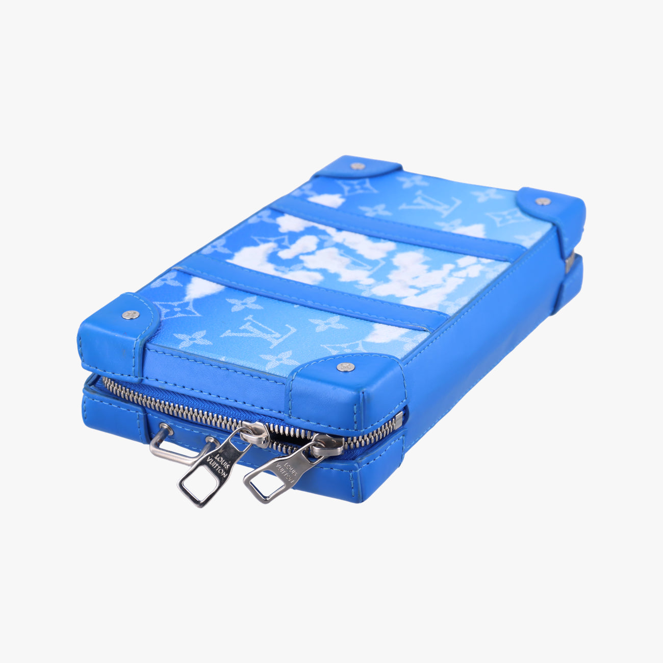 Monogram Clouds Blue × White PVC coated canvas x leather TJ3200 ICチップ