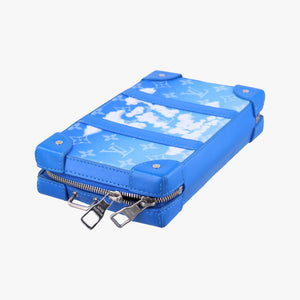 Monogram Clouds Blue × White PVC coated canvas x leather TJ3200 ICチップ